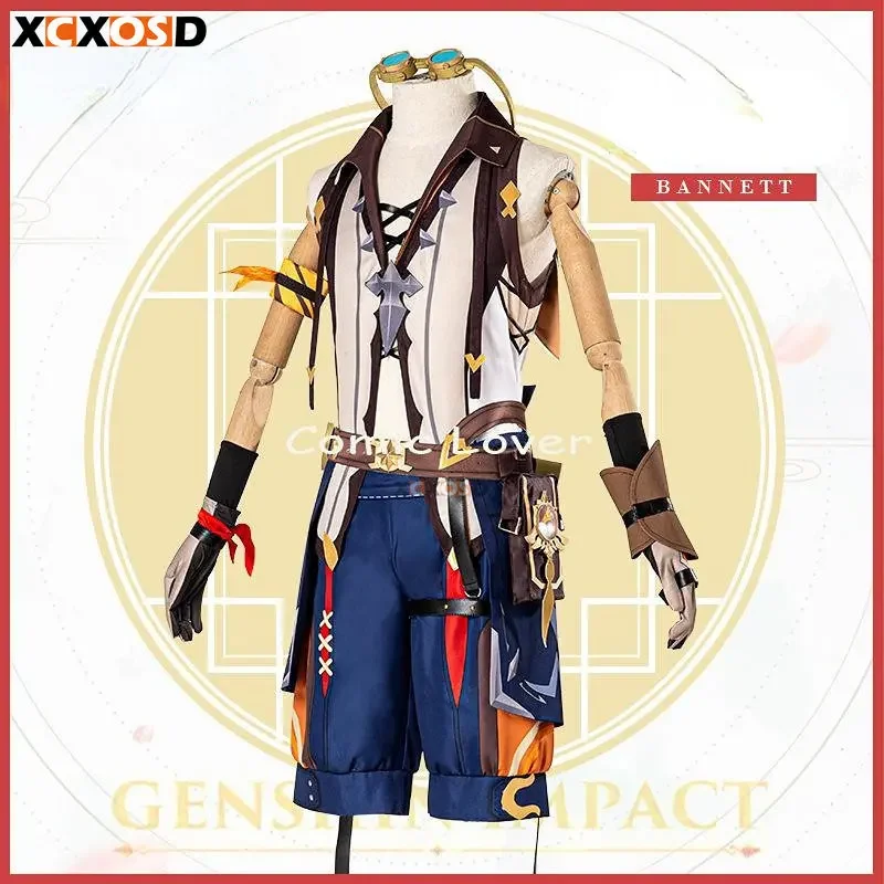 Jeu Genshin Impact Bennett Cosplay Costume, uniforme de fête d'Halloween, perruque, accessoires de carnaval