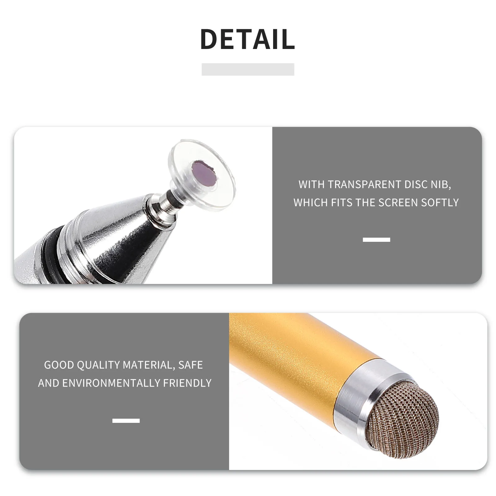 

Multipurpose Touch Screen Pens Stylus Aluminum Alloy Capacitive Stylus Pens for Tablets Smartphones Writing Drawing