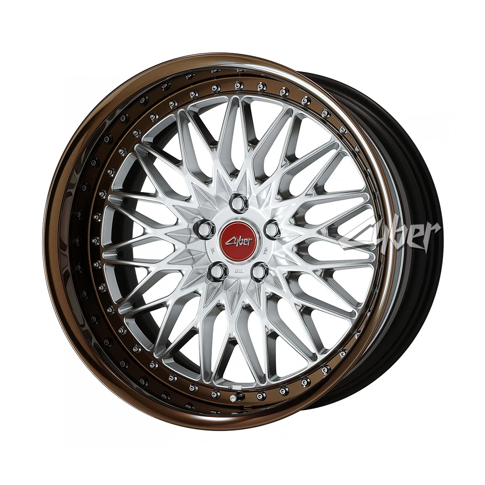 WORK VS XV 3 Piece Forged Aluminum Wheel Alloy Rim Deep Dish Step Lip for LC LS,Supra,,European Luxury Sedan