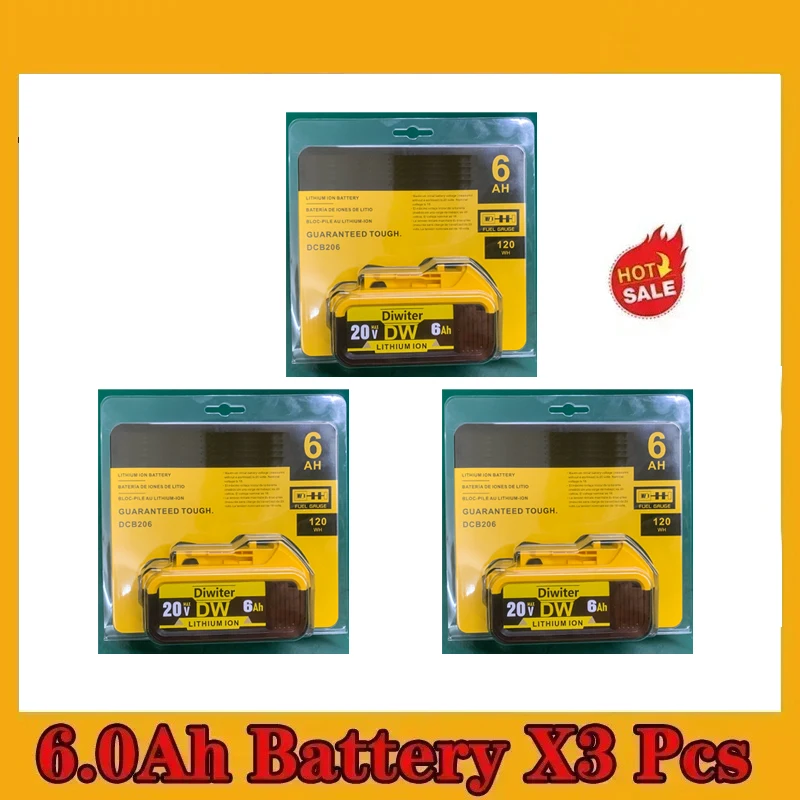 

Для батареи DeWalt 20 В 18650 литиевая батарея электроинструменты DCB184 DCB200 перезаряжаемый набор электрических инструментов 20 В