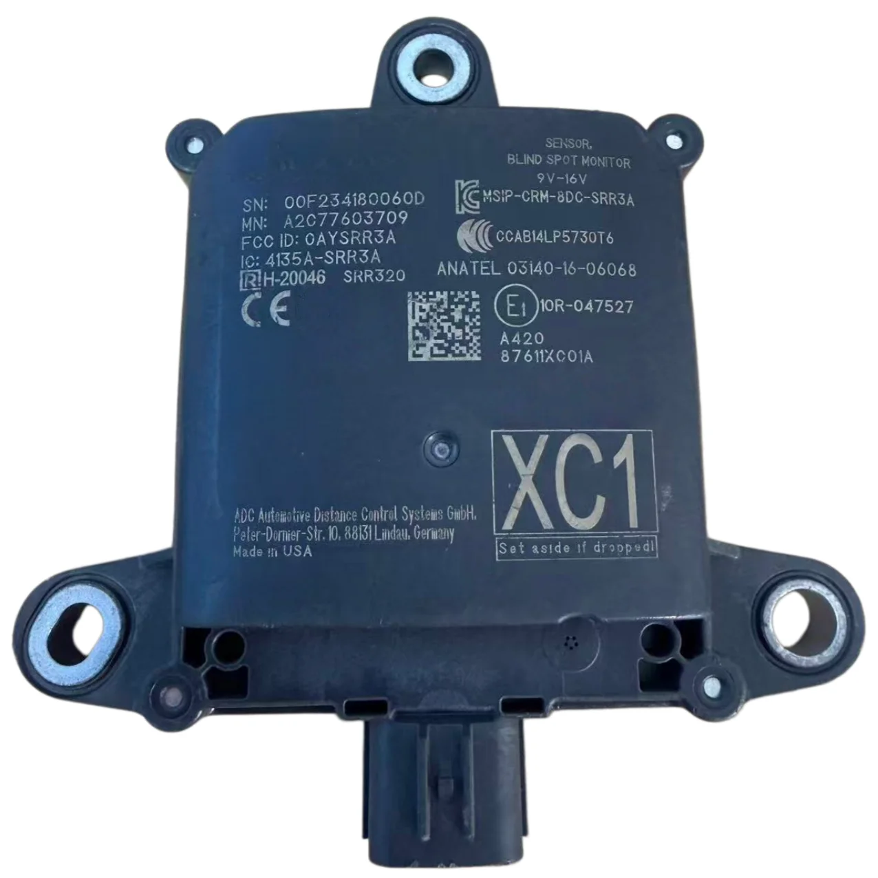 87611XC01A rear blind spot radar sensor module suitable for 2023 2024 2025 Subaru Legacy