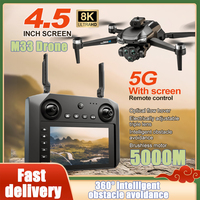 M22/M33 Drone Aerial FPV Professional Large Screen 8K Camera UAV Brushless 360° Intelligent Obstacle Avoidance RC Drones 5000M