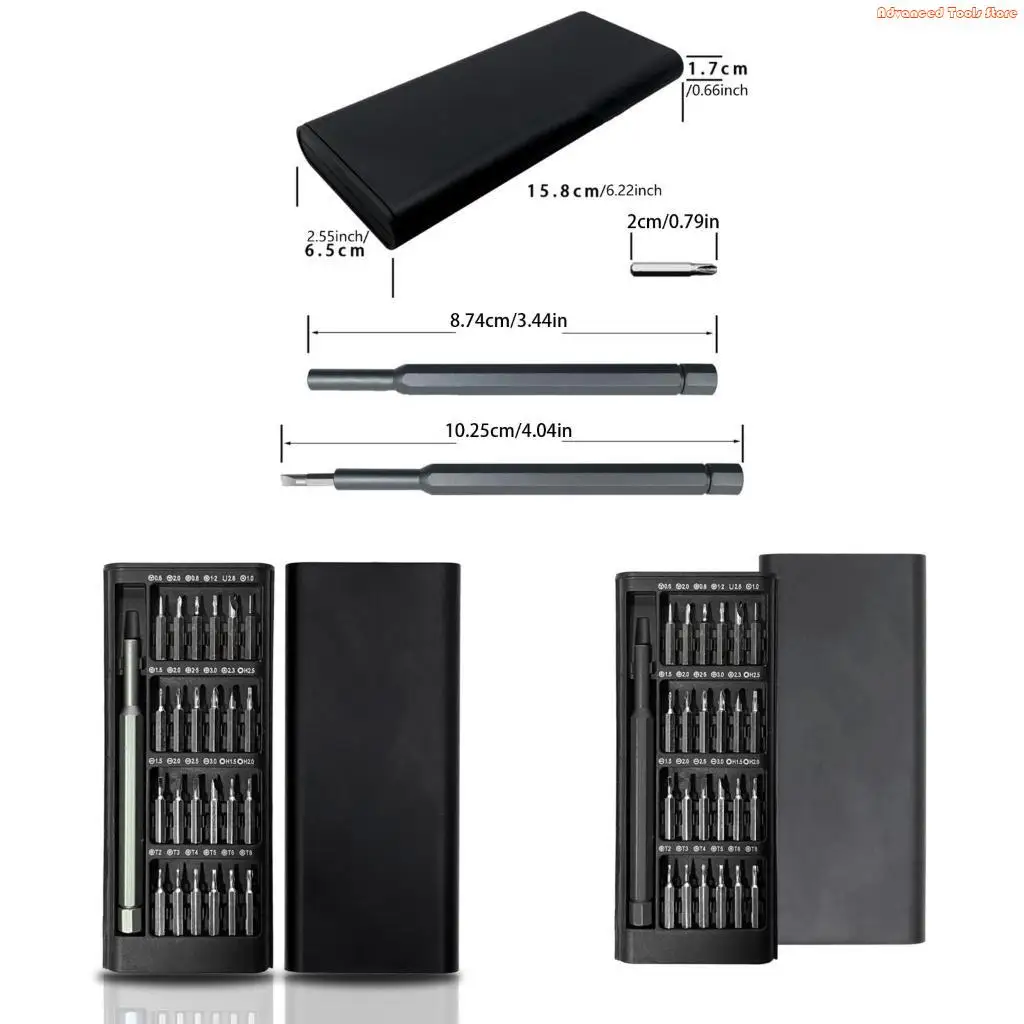 25 In 1 Small Precisions Screwdriver Set with Aluminum Handle and Case W91B