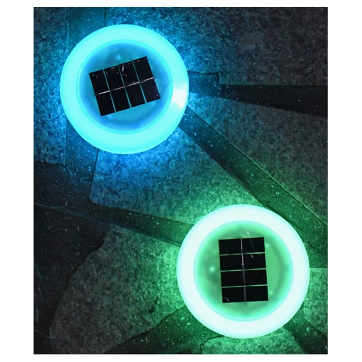 SEMOIC Solar Pool Lights Ip68 Waterproof Pool Lights Outdoor Swimming Pool Light Outdoor Glow Pool Lights That Float Outdoor