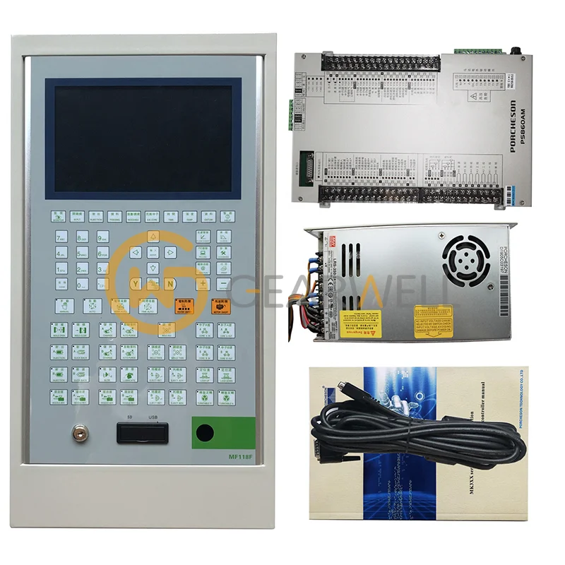 

PORCHESON PS860AM controller with MS210A panel MS700 operation panel for injection molding machine