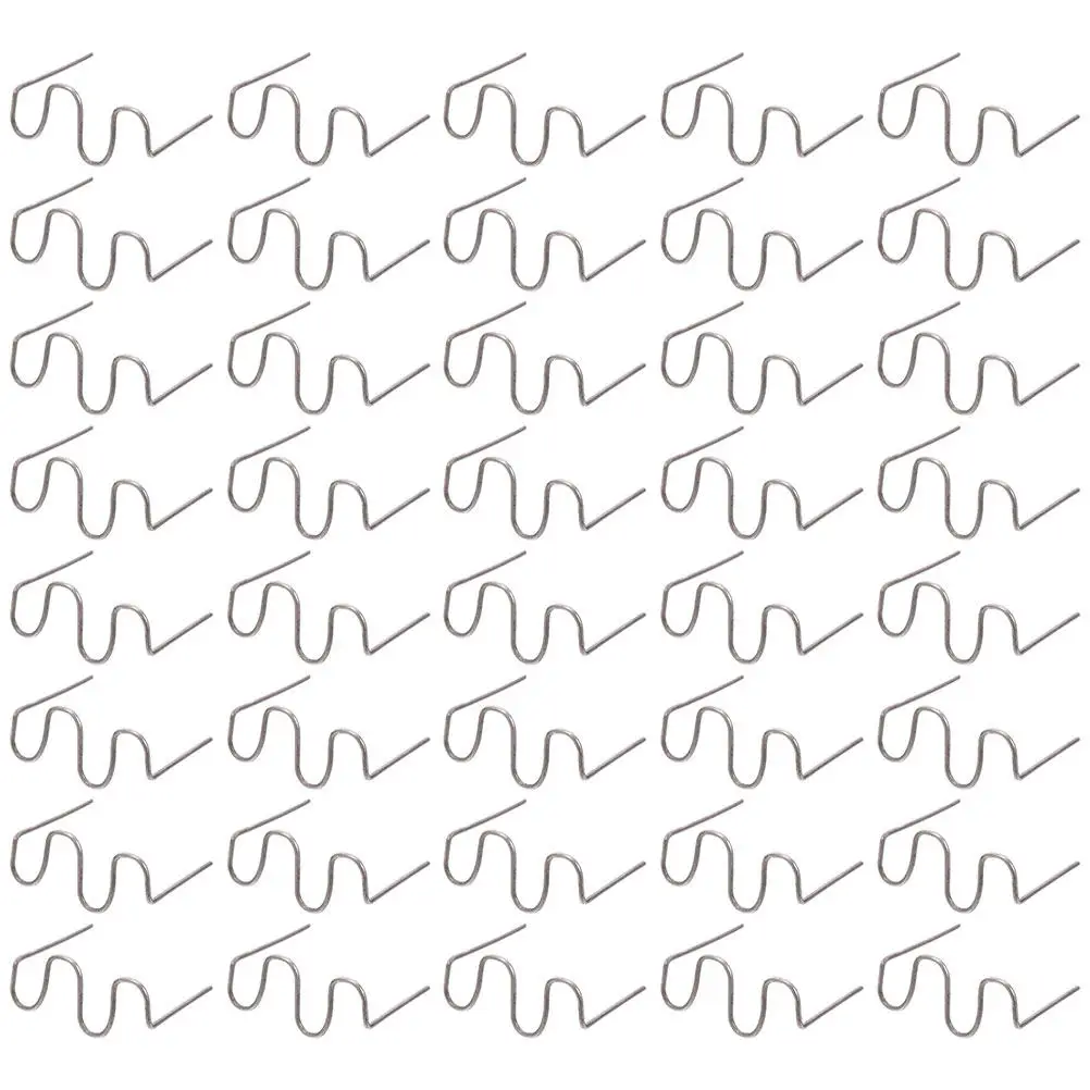 100Pcs Wave Shaped Automotive Plastic Repair Staples 0.6mm Hot Stapler Welding Bumper Repair Car Plastic Welding Tool