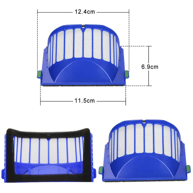 For IRobot Roomba 675 650 690 600 Series Vacuum Cleaner Bristle Side Brush HEPA Filter Replacement Kit Accessories Spare Parts