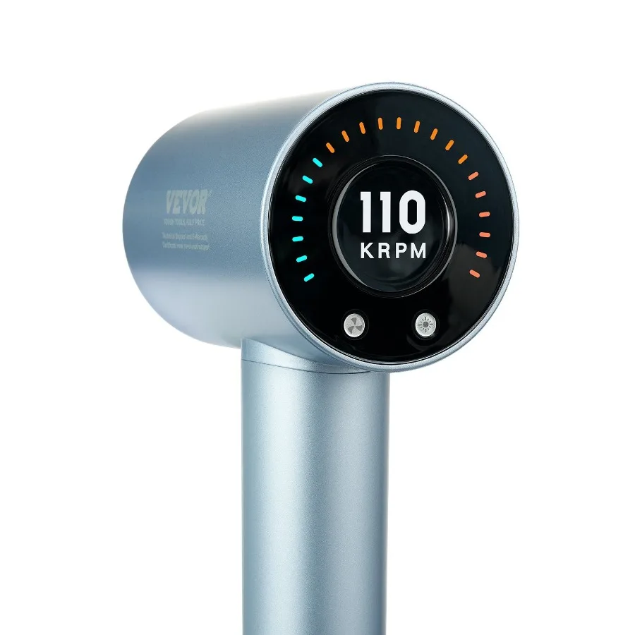 

HighSpeed Hair Dryer with 105 000RPM Brushless Motor 200 Million Negative Ions Hair Blow Dryer 4 Temps 3 Speeds LCD Display Th