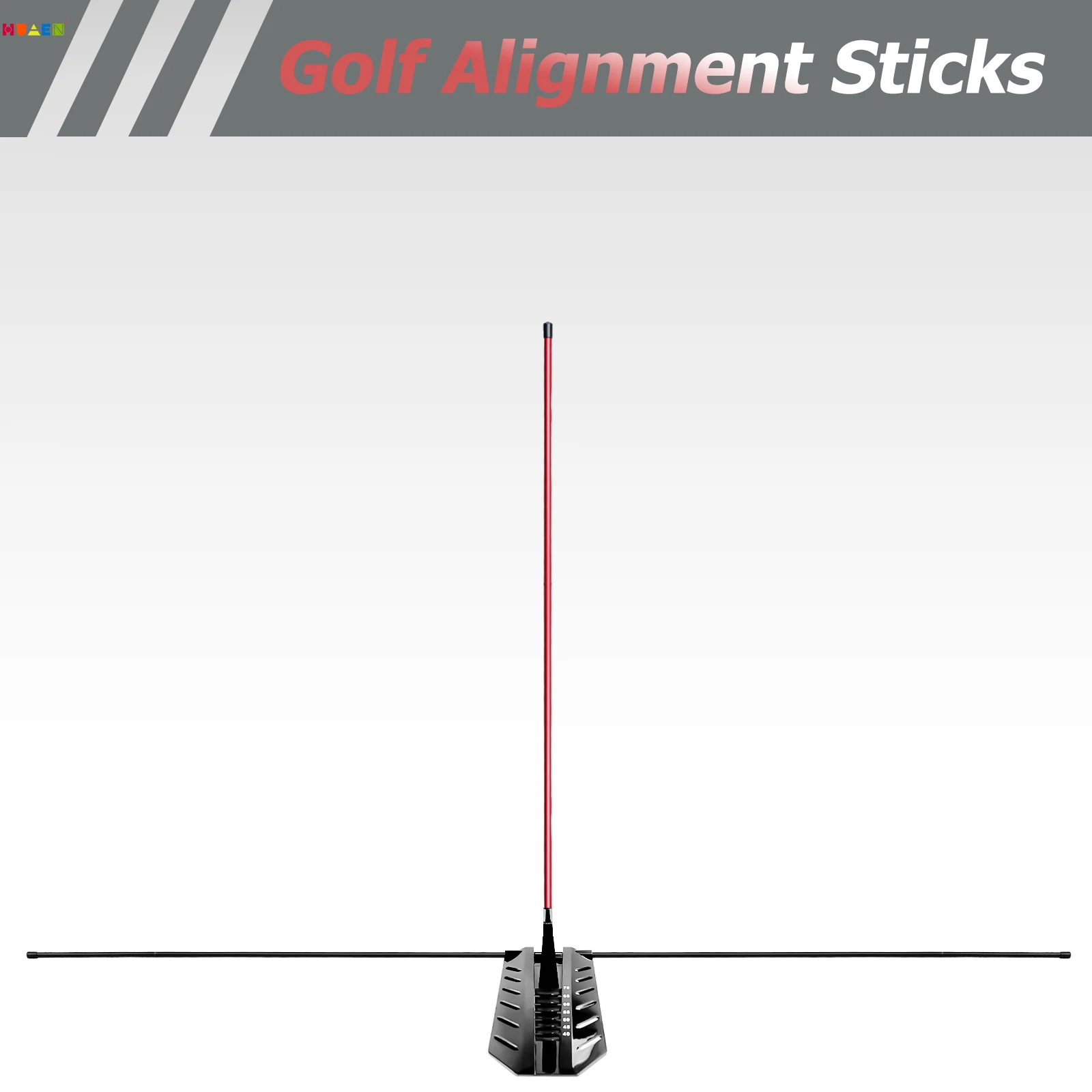 Ajustable con precisión el camino del swing de golf, controla la dirección en un instantáneo, mantiene un agarre estable y ayuda a nos placar un h.