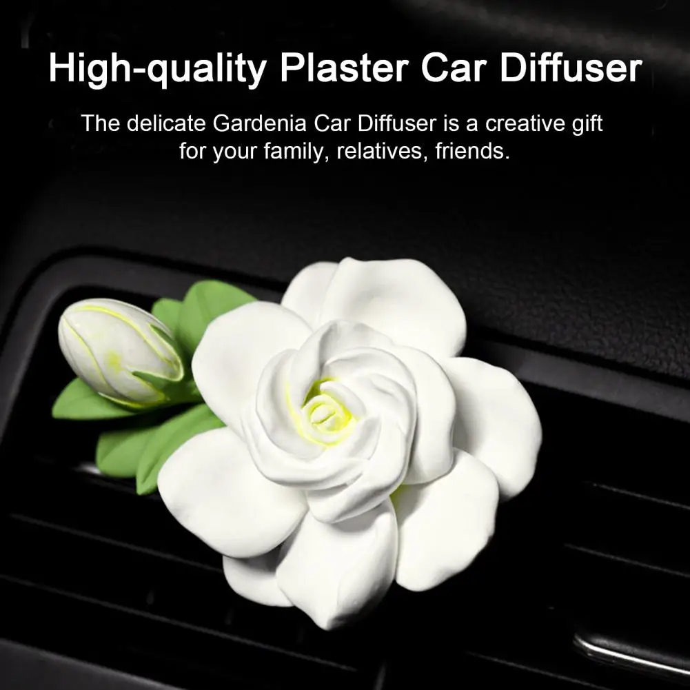 Promise of Eternal Love Car Diffuser Refresh Drive with Gardenia Aromatherapy Car Air Fresheners Auto for Relaxation for Car