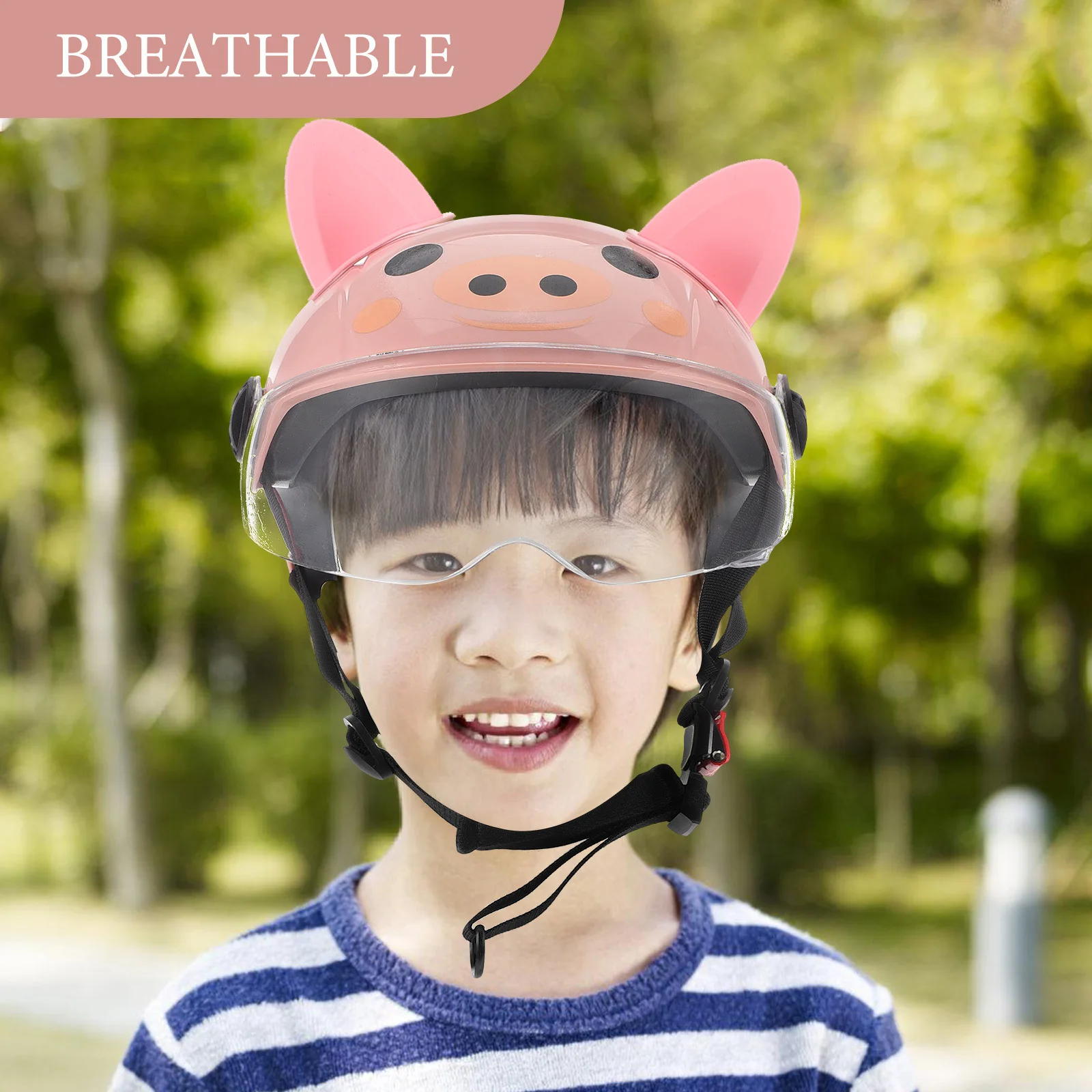 

Cute Cartoon Kids Scooter Adjustable Bicycle Skateboarding Safety Gear Breathable Comfortable Protection Outdoor Sports Riding