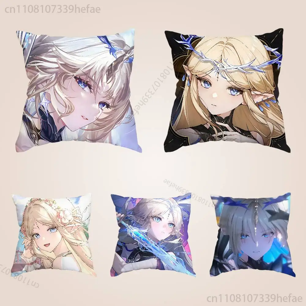 

Cartethyia Wuthering Waves Print Polyester Pillow Case for Valentine gift Home Sofa Cushion Cover Decoration Custom