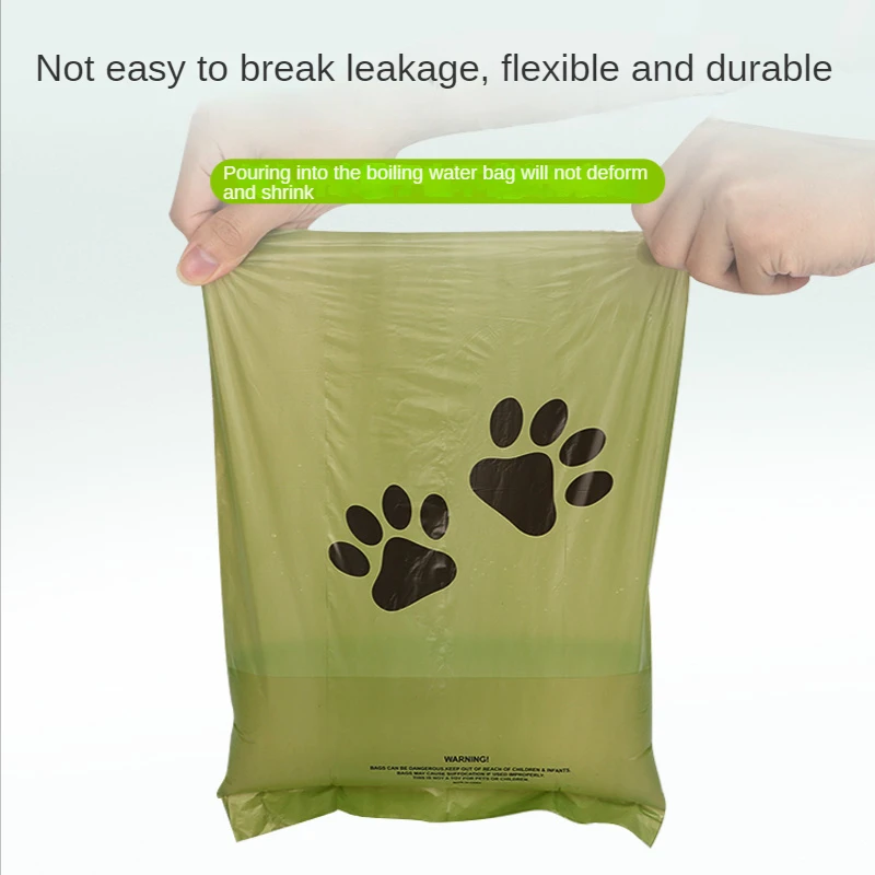 Dog Poop Bags Leak Proof Extra Thick Waste Bag Refill Rolls 13x9 Inch Dogs Lavender Scented Doggie Plant Based PE Doggy Cat Pet