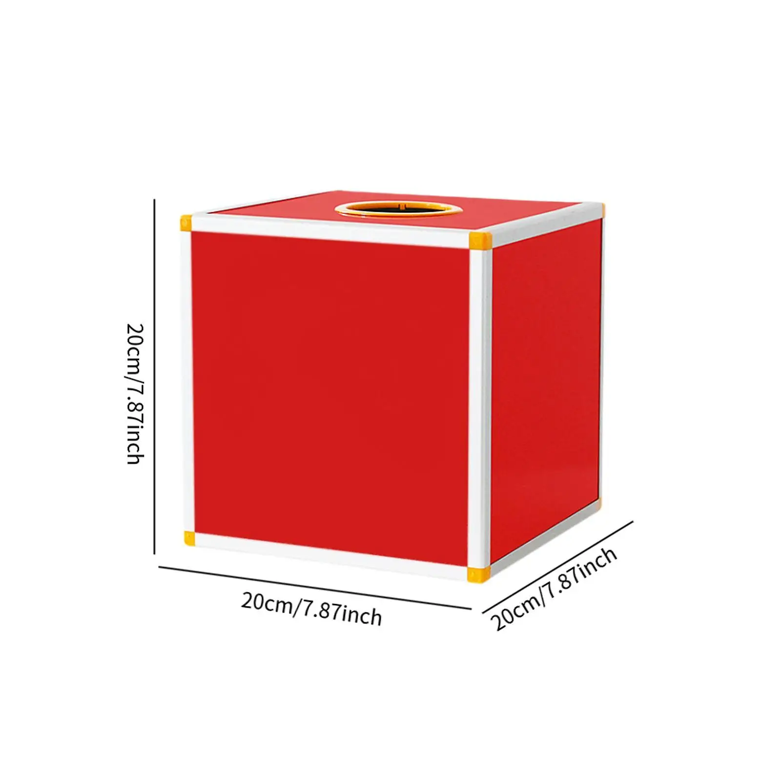 Portable Lucky Draw Box for Business Promotion Wedding Party Card Ball Storage with Easy Assembly