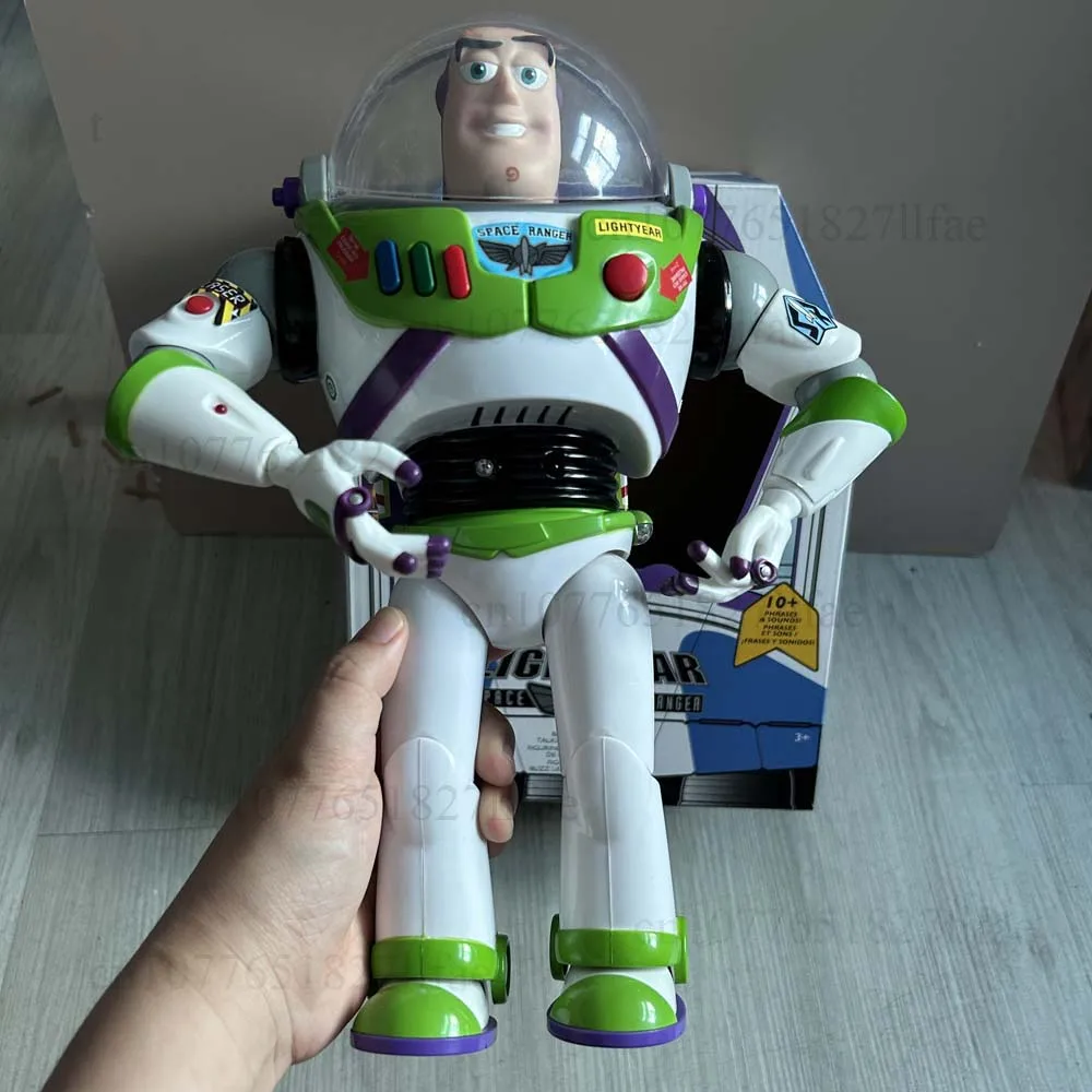 Story 3 4 Talking Buzz Action Figures Body Doll Model Toys Voice Doll Action Figures Model Toys Joint Movable Christmas Gift