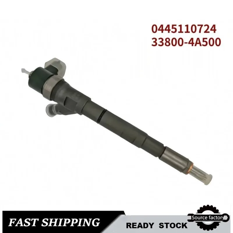 

0445110724 33800-4A500 Common Rail Fuel Injector for Hyundai H-1/Starex/Kia -Low Emission Fast Shipping