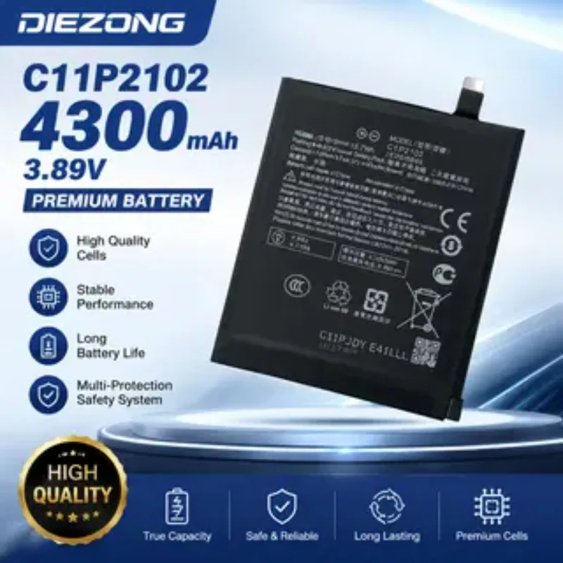 Hot Sale New C11P2102 4300mAh 3.89V Battery for Asus Zenfone 9 10 ZS696KS AI2202 AI2302 AI2202-1A006EU Mobile Phone Batteries