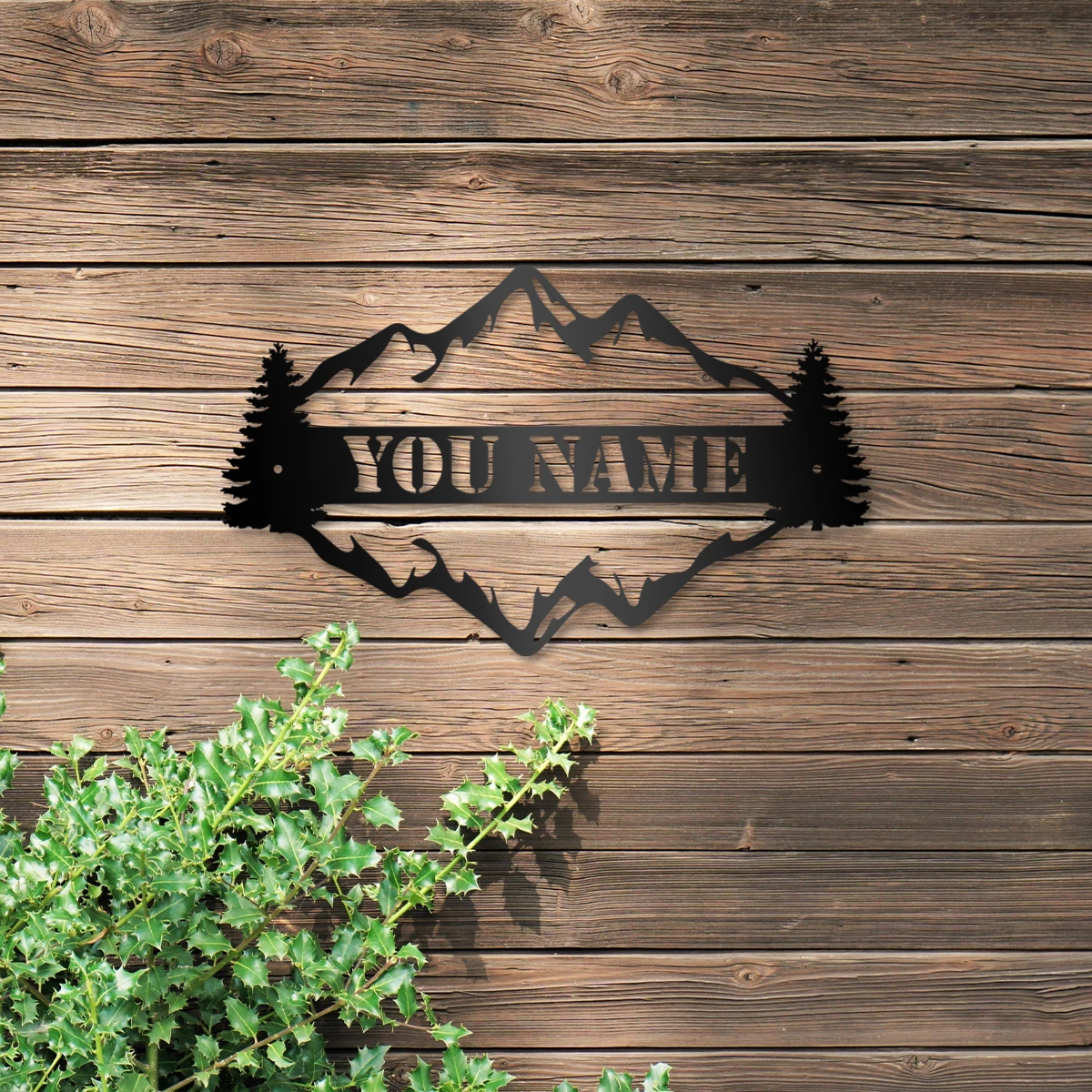 

1pc cool mountain Personalized Text Iron Wall Signs Metal Wall Plaque For Kids Rooms Diy Home Decoration