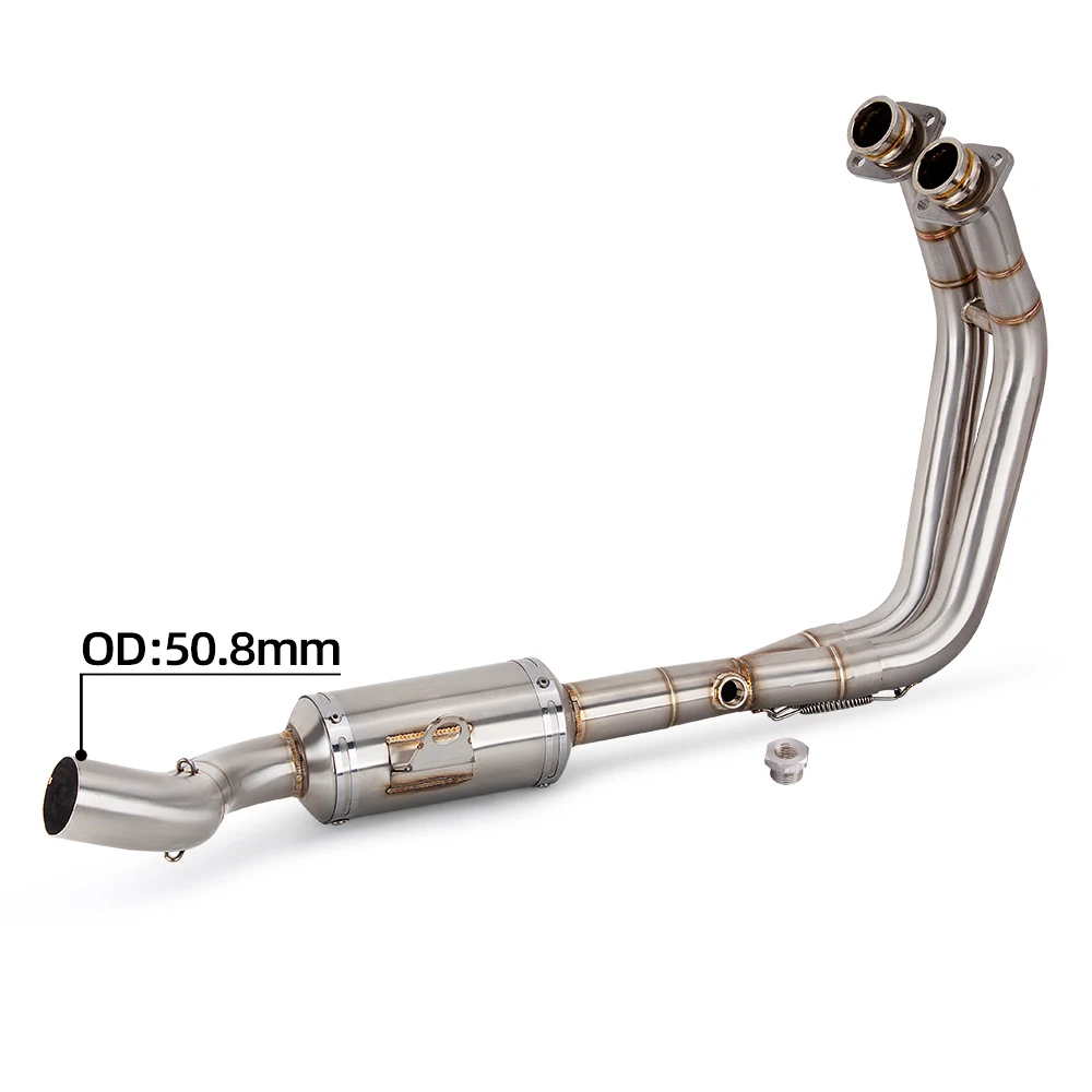 Slip On For GSX 8S GSX8S GSX-8S GSX8R 2022- high quality Motorcycle Accessories Engine Exhaust system muffler Front Link Pipe