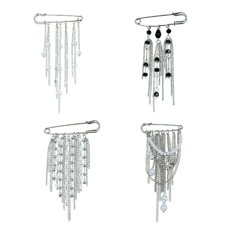 Multifunctional Brooch Jewelry With Tassels Feature For Waist Cinching And