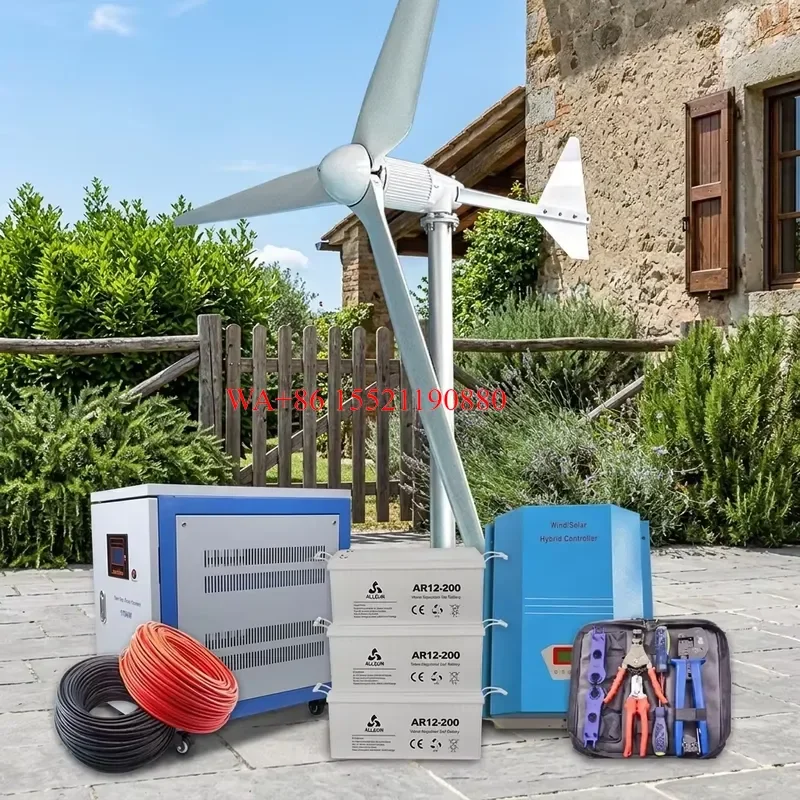 WMWMNU for Wind Power System 10kw 20kw Wind Turbine Generator High Quality Home Permanent Magnet Eolic Energy System ISO CE