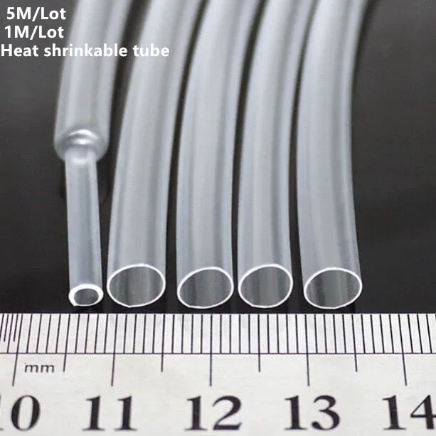 1mm 1,5mm 2mm 2,5mm 3mm 3,5mm 4mm 5mm 6mm 8mm Transparente Klare Schrumpfschläuche Schrumpfschlauch-Isolierband-Draht-Sets – Detail 7
