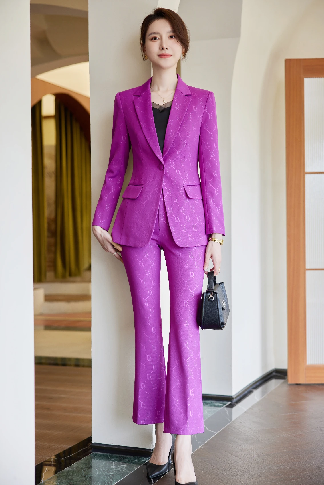 

AIyssa Fashion professional womenswear autumn and winter new suit pantsuits highlight the unique temperament to make you unique