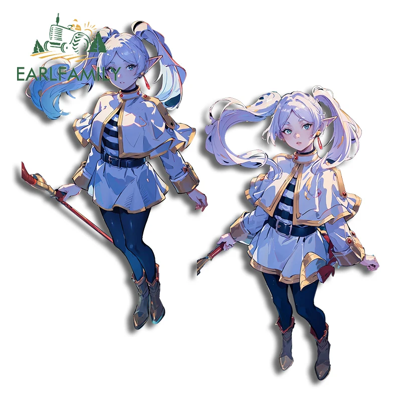 

EARLFAMILY 13 см для фриэрена, художественные наклейки на автомобиль, Солнцезащитная лампа, креативный бампер, фургон, Декор, защита двери автомобиля, милая