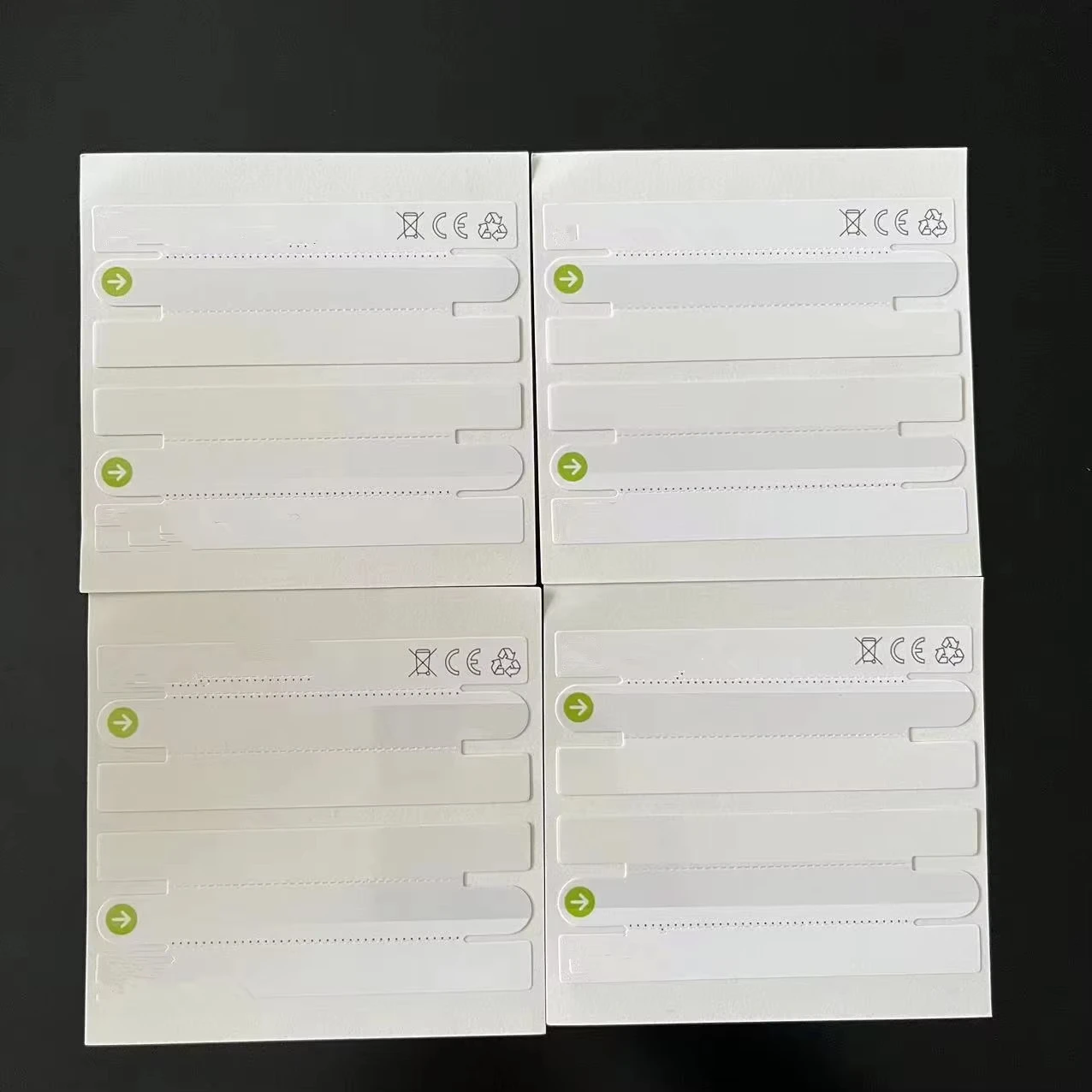 5 jeux d'autocollants de scellage pour boîte d'emballage de téléphone OEM, pour Apple 17 16pro 16promax 16E 14 15pro 13pro 13mini, boîte de sangle, scellage d'emballage