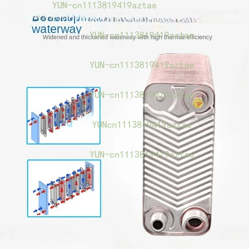 120‑Plate Brazed Plate Heat Exchanger, Stainless Steel Counter‑Flow Device for Heating and Cooling Application