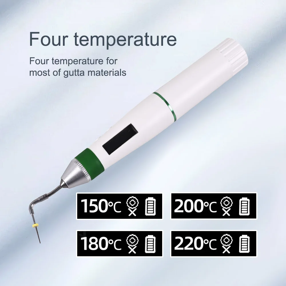 Dental Gutta Percha Obturation Pen with Cutting and Pressing Root Canal Filling System 360° Operation Endo Hot Melt Filling Tool