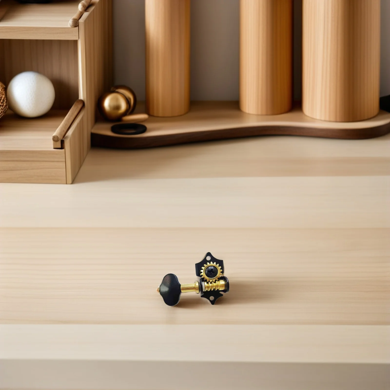 1 مجموعة أوتاد ضبط القيثارة 2R2L الذهب الأسود 1:19 نسبة آلة رؤساء ل 4-سلسلة الغيتار باس القيثارة موالف الصوتية