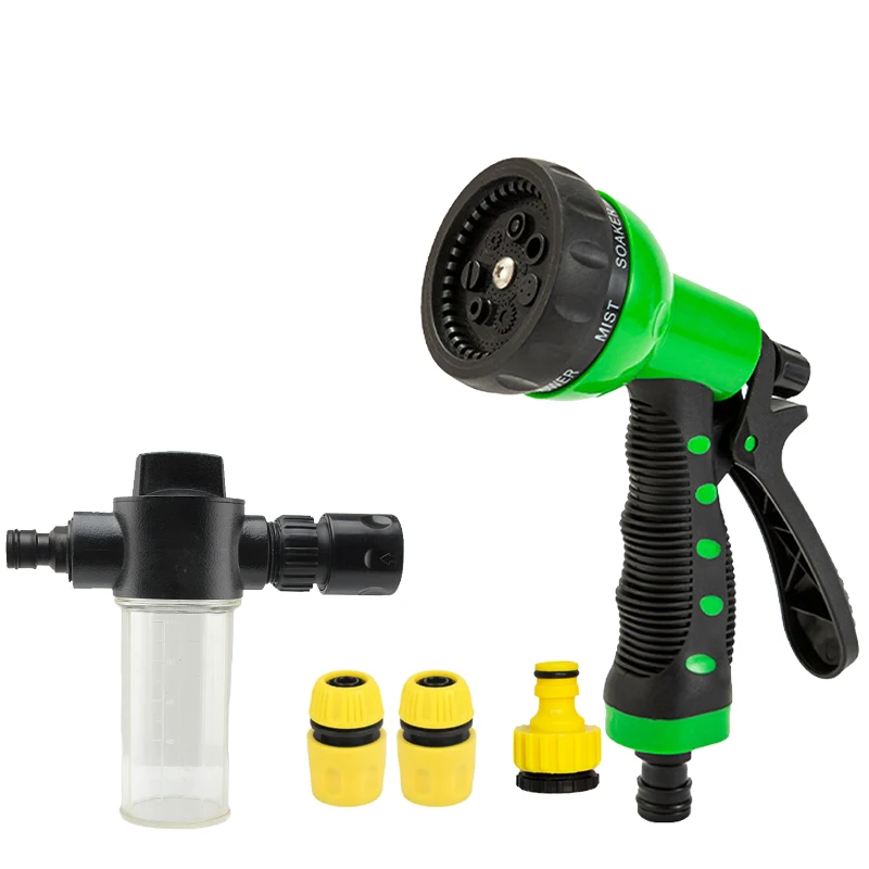 Home Garden Daily Watering Sprinkler Multi-Function Gardening Tools Hose Nozzle High Pressure Car Wash Cleaning Water Gun ﻿