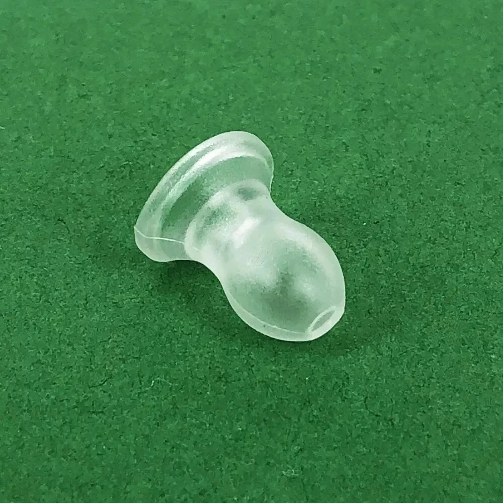 50PCS Transparent Silicone Ear tips For Two Way Radio Acoustic Tube Earpiece