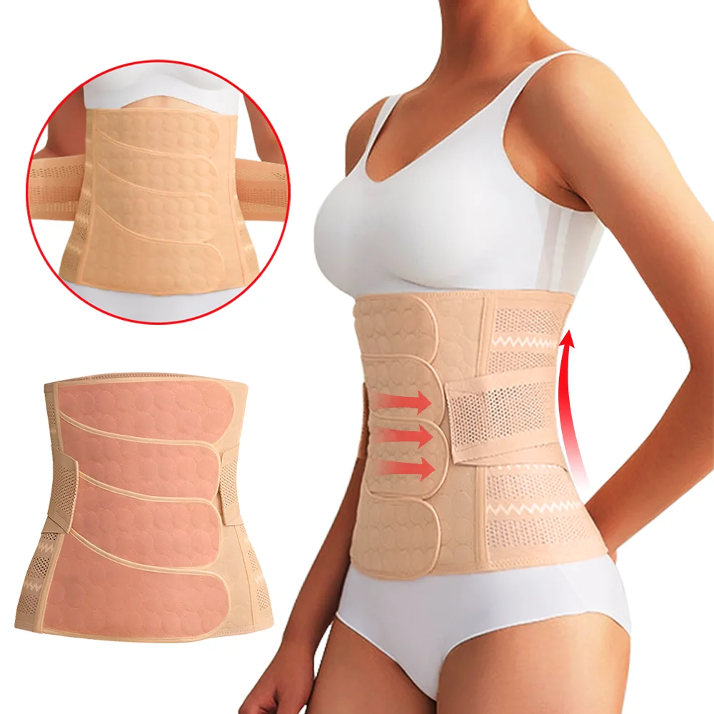Women Belly Band Recovery Belt Shapewear Corset Girdles Tummy Slimming Bandage Waist Trainer Belly Trimmer Girdles Modeling Belt