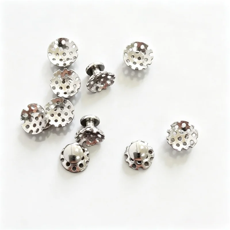 

Professional Orthodontic Lingual Buttons Mesh Base & Hollow - Dental Brackets for Precision Treatment, Various Sizes