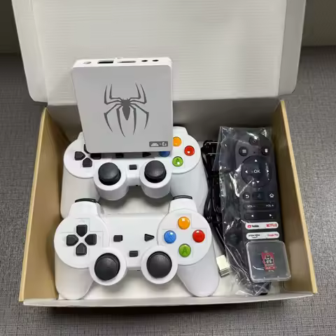 2025 Dual System TV Game BOX G7 8K 3D Arcade Games Player 36000+ Games 64g Retro Classic Game Consol 2.4G Wireless Controller