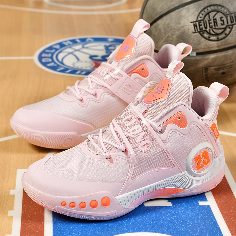 

Men Basketball Shoes Women Sneakers High Top Sports Shoe Training Athletic Basket Shoes Couple Basketball Sneakers Size 35-45
