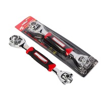 Tiy 1PCS 52-in-1 Multi-Functional Socket Wrench Set - 8-19mm 8-21mm Non-Slip Handle & Rotating Bone Design