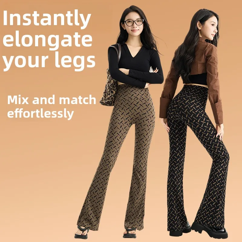 Calças de yoga fitn outerwear feminino verão impressão estrelado micro queimado calças pendurado sensação pilates arca calças