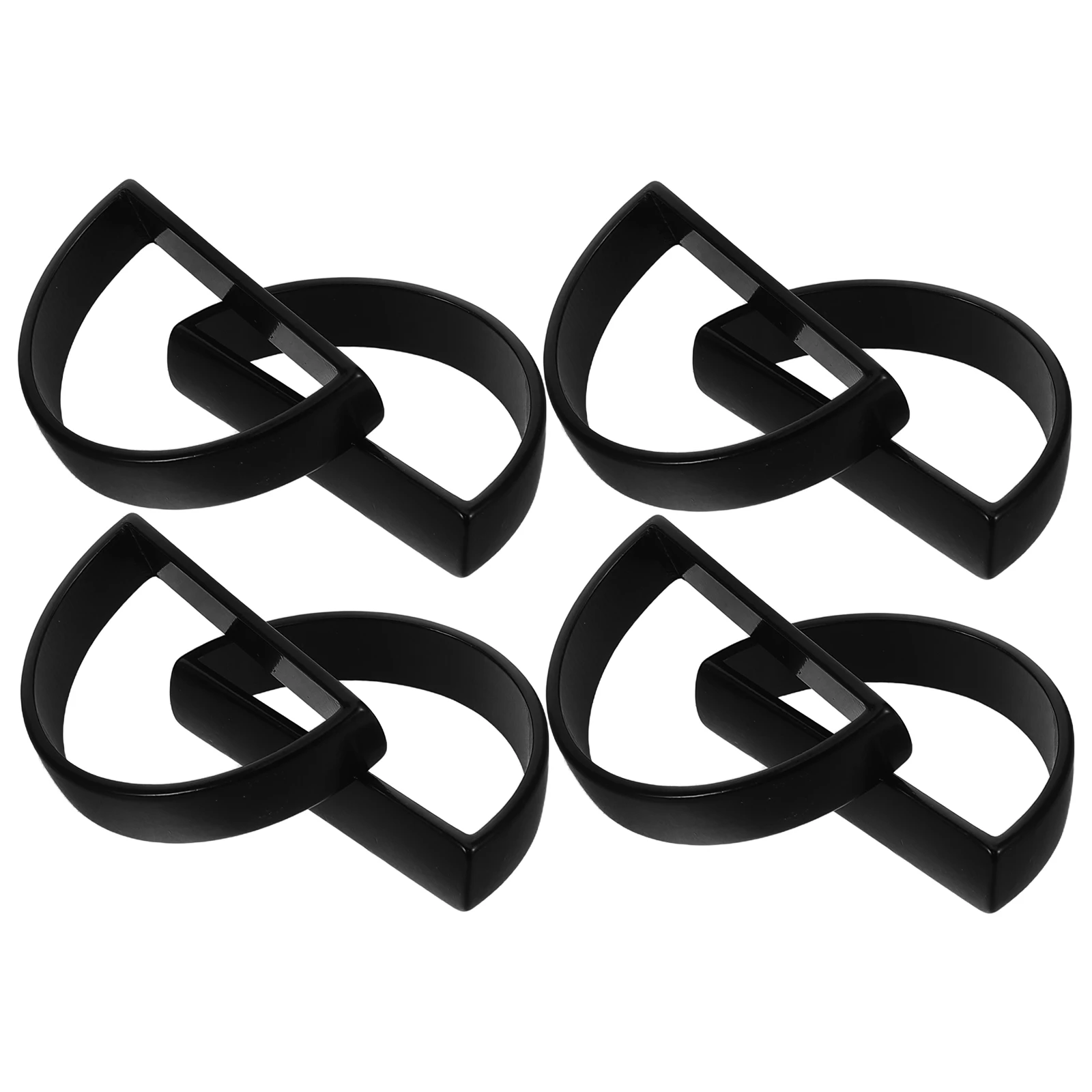 

8 Pcs Napkin Buckle Modern Holder for Party Farmhouse Rings Table Dinner Decoration
