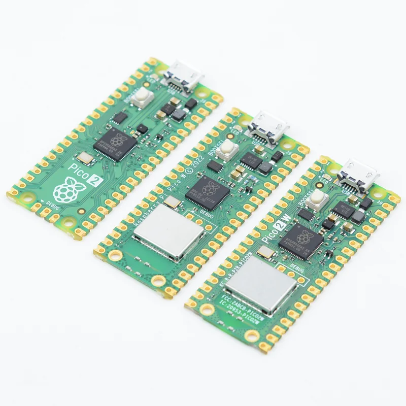 Raspberry Pi Pico 2 W RP2350 Pico2W ARM Cortex-M33 وRISC-V Hazard3 Wi-Fi4 Bluetooth5.2 CYW43439
