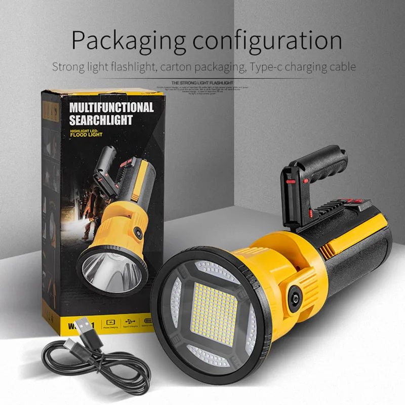 ESMARTER-linterna LED estilo parche, reflector para exteriores, herramienta para correr de noche, W51645