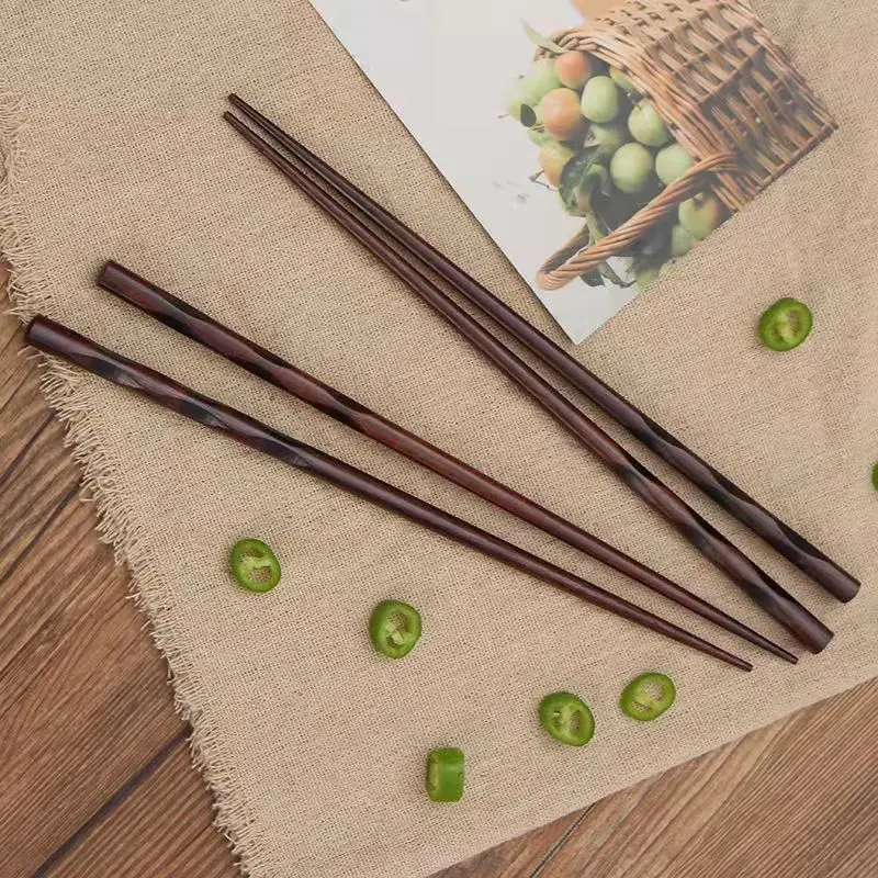 Japanese Style Wooden Solid Wood Chopsticks Pointed Sushi Chopsticks Creative Household Chopsticks Gift Wooden Chopsticks