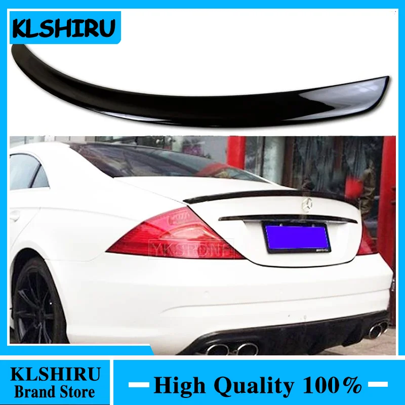 For CLS Class W219 CLS280 CLS320 CLS350 CLS500 CLS55 CLS63 2004 - 2011 High Quality ABS Rear Spoiler Wing Trunk Lip Car Styling