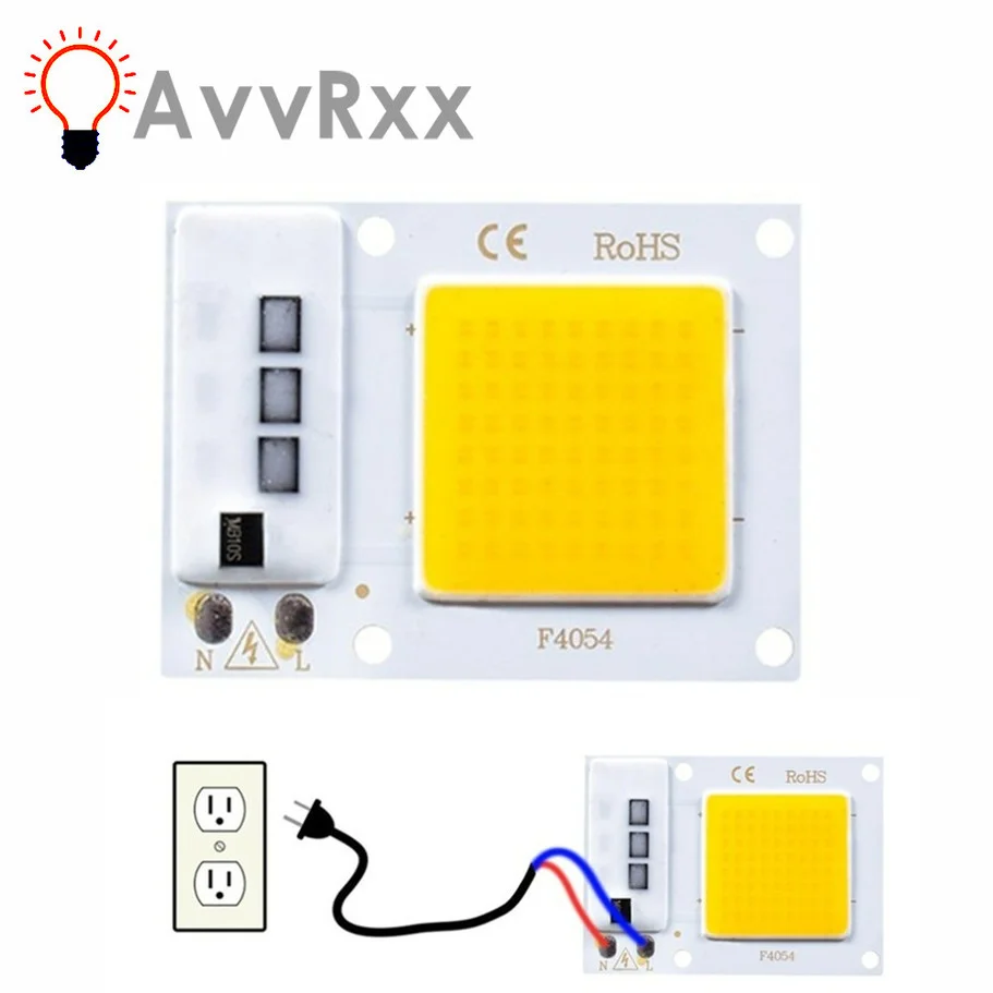 AvvRxx Chip for Led Spotlight 110V220v Led Light Chip Boards for Leds for Uv Lamp 220 V Leds F4054 for Chips Puces led Lighting