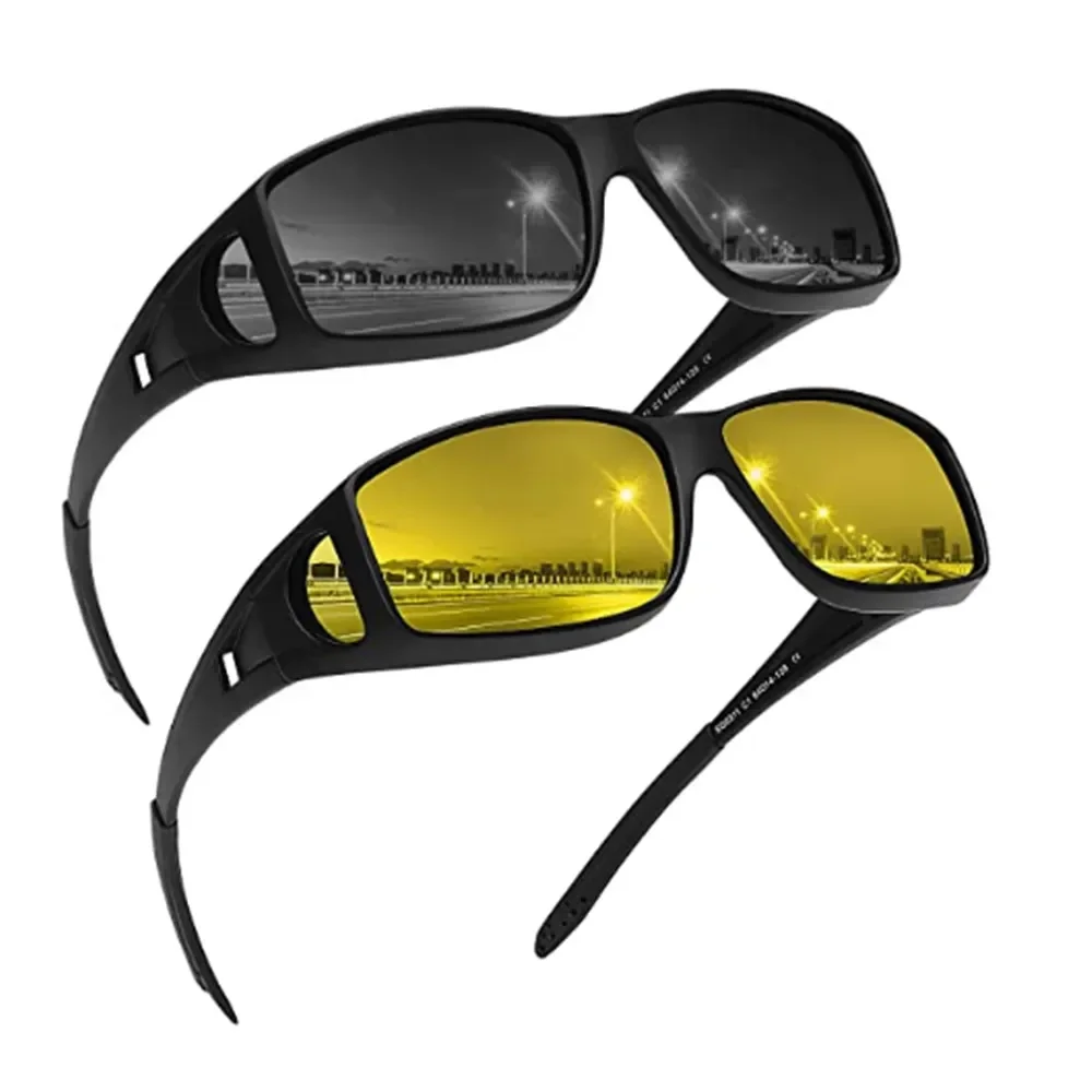 Night-Vision Car Anti-Glare Night Motorcycle Protective UV400 Drivers Goggles Eyes Sunglasses Polarized Driving Glasses