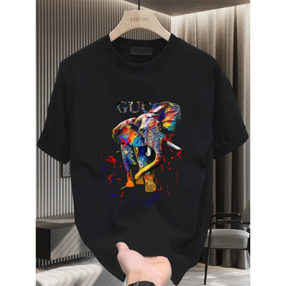 

American Heavy Cotton Short-sleeved T-shirt Men's and Women's Summer Ins Tide Brand Street Loose and Versatile Half-sleeves