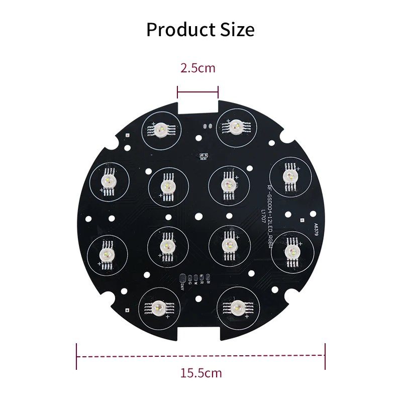 Imagem -06 - Rgbw Moving Head Led Light Panel Peças de Reparo de Luz de Palco 12x12w