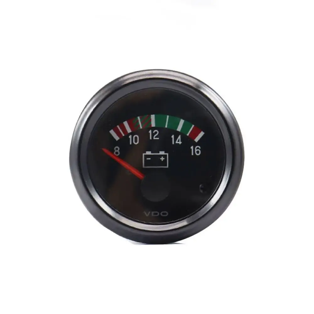 VDO Voltmeter 12V/24V Voltage Gauge Meter Diesel Generator Parts Accessories 8-16V 16-32V